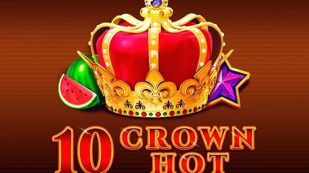 Tampilan antarmuka slot 10 Crown Hot dengan simbol buah dan mahkota