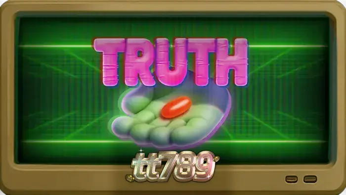 Tampilan layar utama slot Truth dengan tema investigasi konspirasi